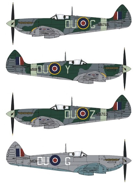 Misplaced interceptors, Spitfire MkVII (453 Sqn RAAF, UK 1943) RRD4840