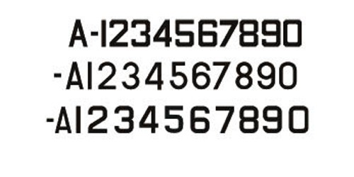 ADF Serial Numbers, White, Grey, Black - WWII & Post-war RRD4844
