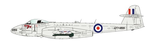 Boring Old Silver - Meteor F8 A77-859 "Darky Jones" (RAAF) RRD7231