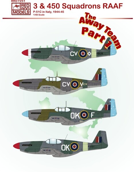 P51C Mustangs (3sq & 450sq RAAF MTO)  RRD7251