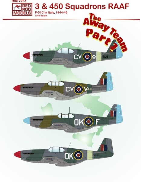 P51C Mustangs (3sq & 450sq RAAF MTO) RRD7251
