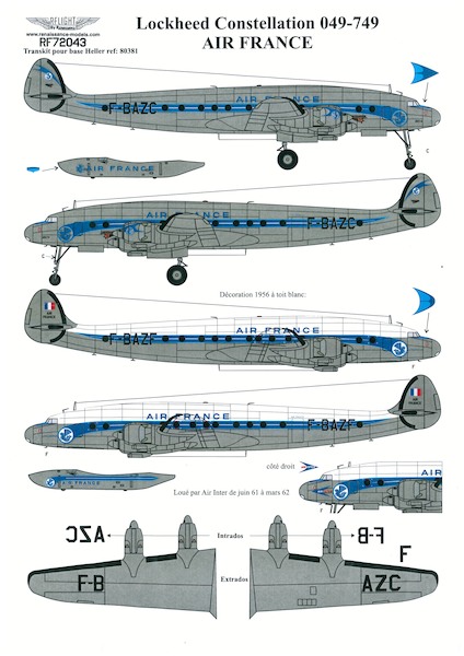 Lockheed L-049/L-749 Constellation (Air France) rf72043