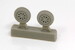 US deck planes WWII main wheel set (F4U, F6F) RESIM7248