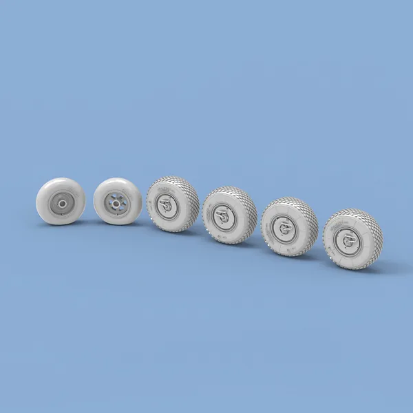 Heinkel He219 Wheels Set (Mark 1) res144012