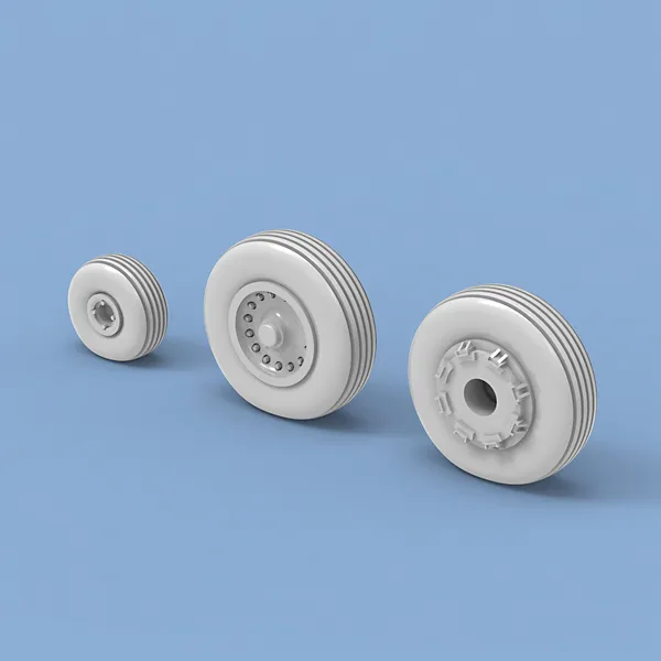 Mirage IIIC/E Wheels Set (Revell, Mark 1) res144018
