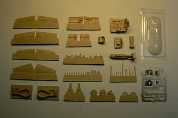 Mitsubishi J2M-3 Raiden Interior and exterior detail set (Hasegawa) RART7203