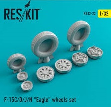 F15C/D/J/N) Eagle Wheels set  RS32-0022