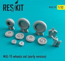 Mig-15 (early version) Wheels set RS32-0079