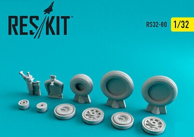 Mikoyan Mig15 Fagot (late version) Wheels set  RS32-0080