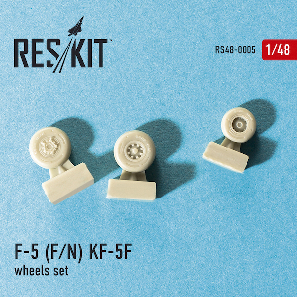 Northrop F5F/N (KF5F) Tiger II Wheels set RS48-0005