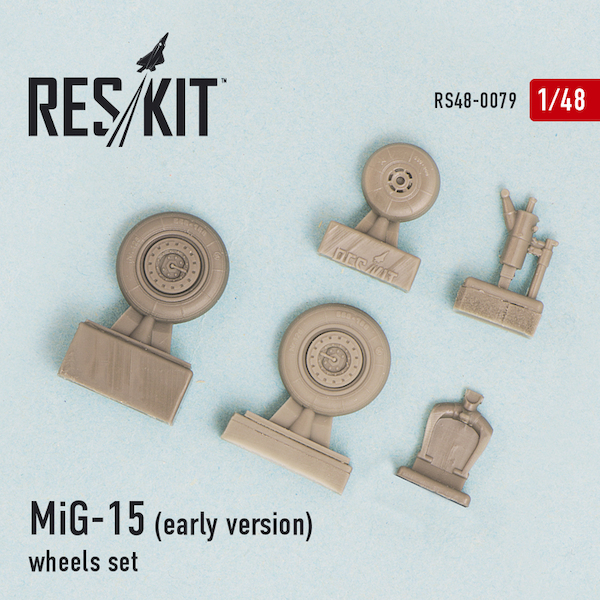 Mikoyan MiG15 Fagot (early) Wheels set  RS48-0079