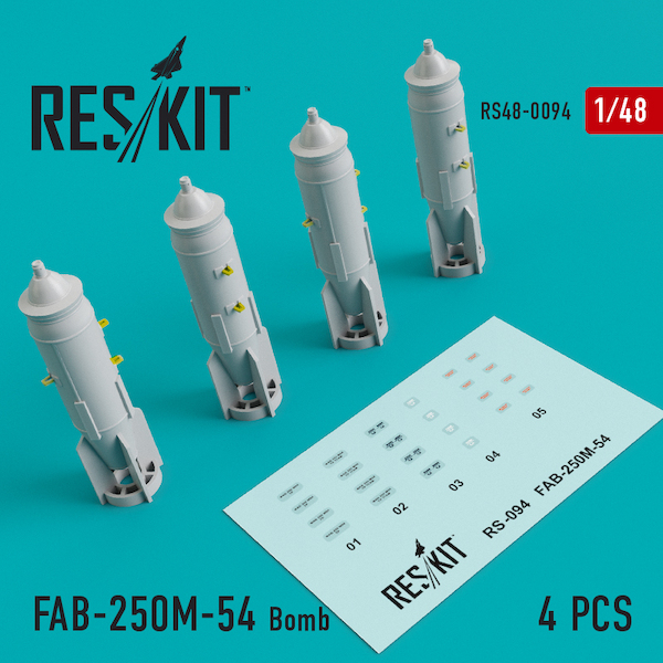 FAB250M-54 Bomb (4x)  RS48-0094