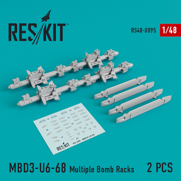 MBD3-U6-68 Multiple Bomb rack (2x)  RS48-0095