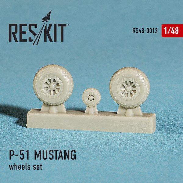 North American P51 Mustang Wheels set RS48-012