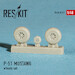 North American P51 Mustang Wheels set RS48-012