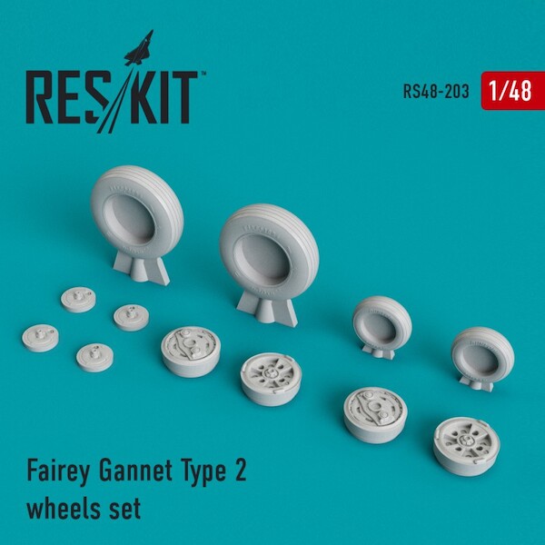 Fairey Gannet Type 2 Wheel Set  RS48-0203