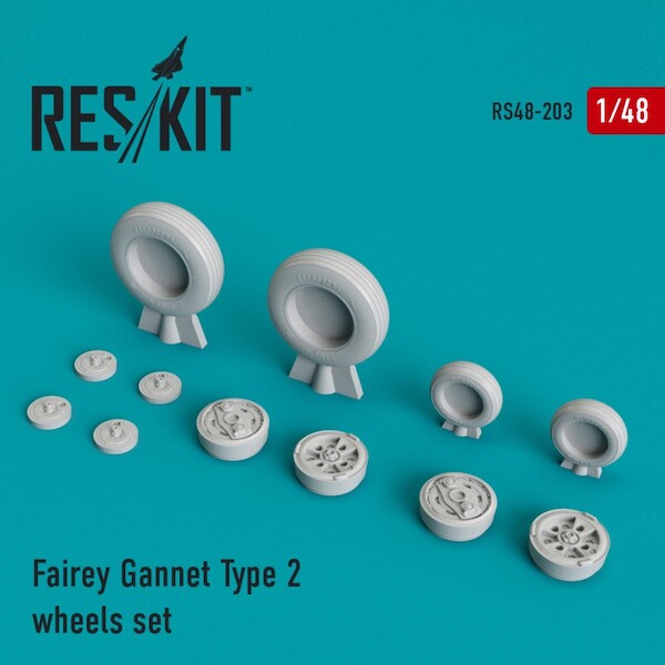 Fairey Gannet Type 2 Wheel Set RS48-0203