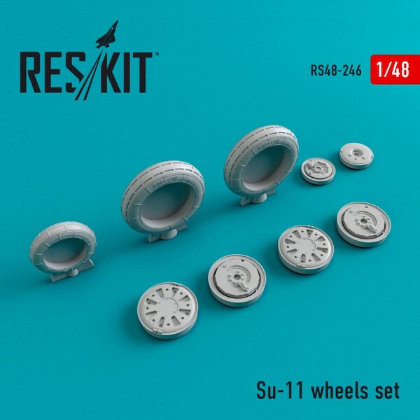 Sukhoi Su11 Fishpot Wheel Set  RS48-0246