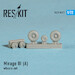 Dassault Mirage IIIA Wheels set (Heller) RS72-0027