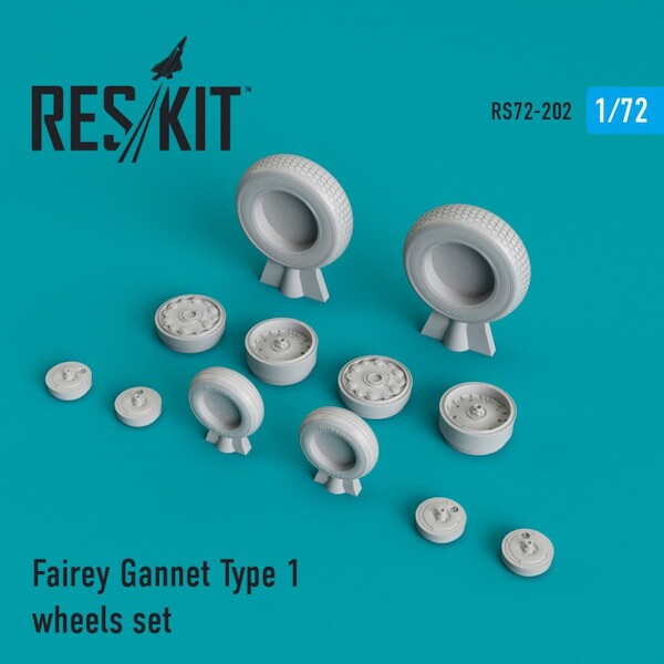 Fairey Gannet Type 1 Wheel set RS72-0202