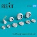 Sukhoi Su27 Flanker wheels set - early version RS72-0255