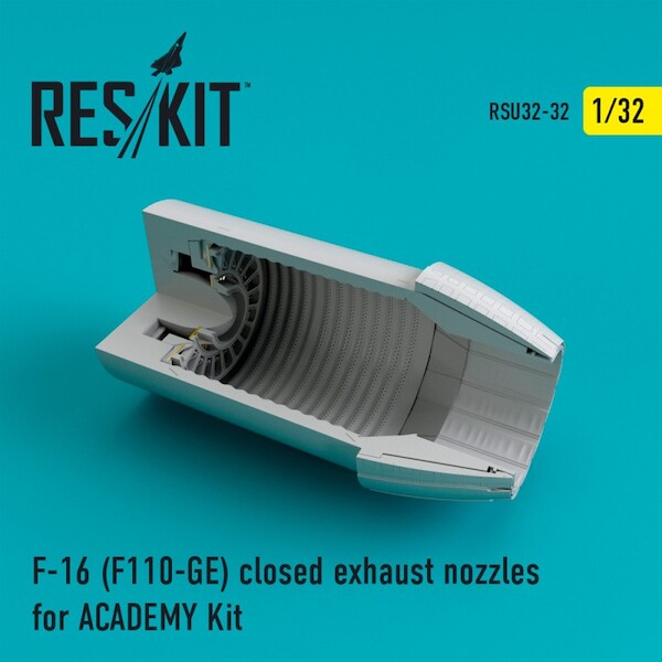 F16 (F110-GE) Closed Exhaust nozzles (Academy) RSU32-0032