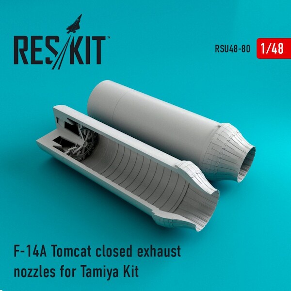 Grumman F14A Tomcat Closed Exhaust Nozzle upgrade set (Tamiya) RSU48-0080