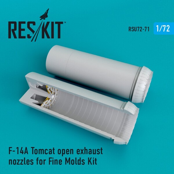 F14A Tomcat Open Exhaust Nozzles upgrade set (Fine Molds) RSU72-0071