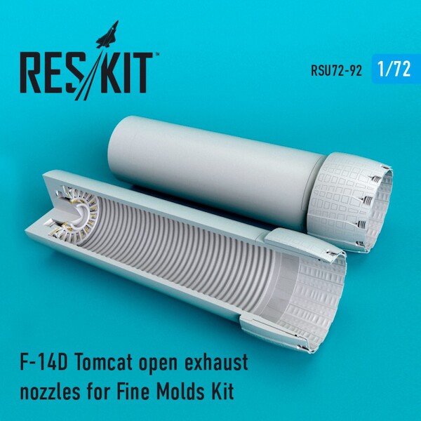 F14D Tomcat Open Exhaust Nozzles upgrade set (Fine Molds) RSU72-0092