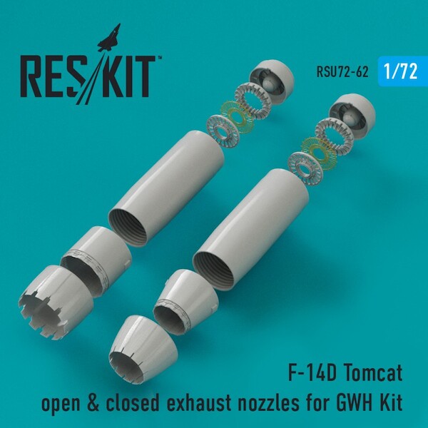 F14D Tomcat Closed Exhaust Nozzles upgrade set (Fine Molds)  RSU72-0093