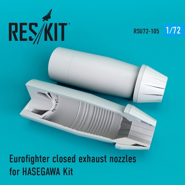 Eurofighter Closed exhausts Nozzles (Hasegawa)  RSU72-0105