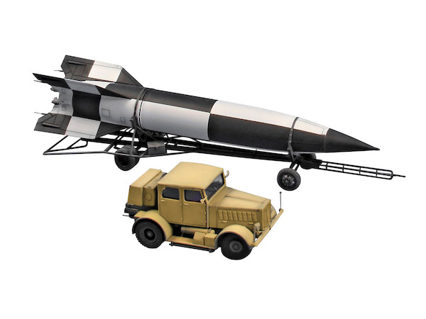 SS-100 Gigant with Transporter and A4/V2 Rocket  03310