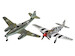 Combat set: Messerschmitt Me262A-1 and P51B Mustang  03711