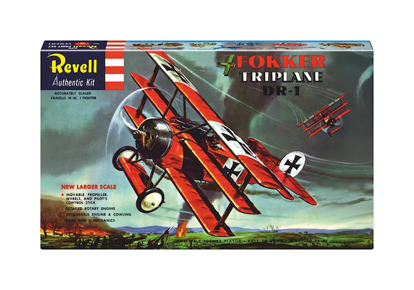 75 years of Modelbuilding Fokker Dr1 Triplane  03762