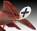 75 years of Modelbuilding Fokker Dr1 Triplane  03762