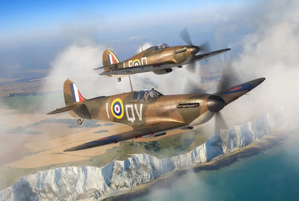 Supermarine Spitfire Mk.Ia & Hawker Hurricane Mk.I (2 kits) 03771