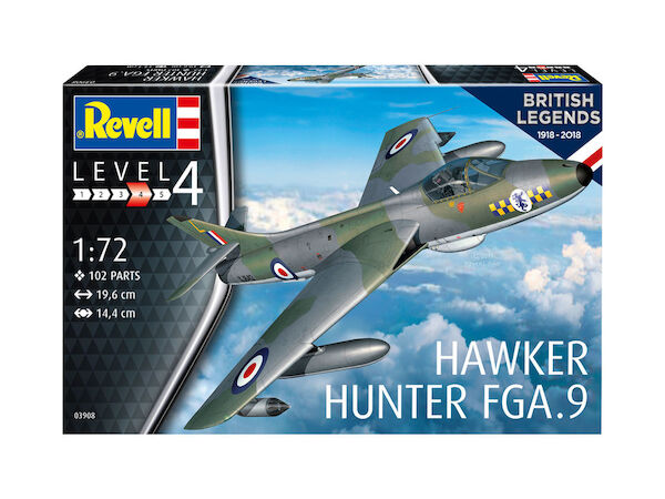 British Legends 1918-2018: Hawker Hunter FGA9 03908