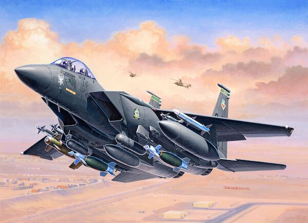 F15E Strike Eagle With Bombs 03972