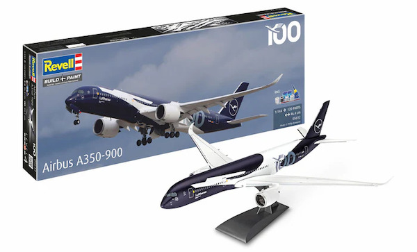 Gift Set Airbus A350-900 - Lufthansa 100 years  05612