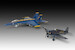 Gift Set "Blue Angels - 80 Years"    (F/A18E Super Hornet and F6F-5 Hellcat)  05613