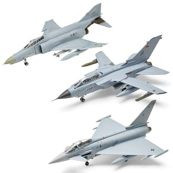 Bunderwehr 70: Aircraft gift set (Eurofighter, F4F Phantom, Tornado IDS)  05627