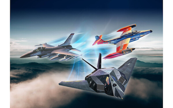 US Air force 75 Years Anniversary set (F89, F16, F117) 05670