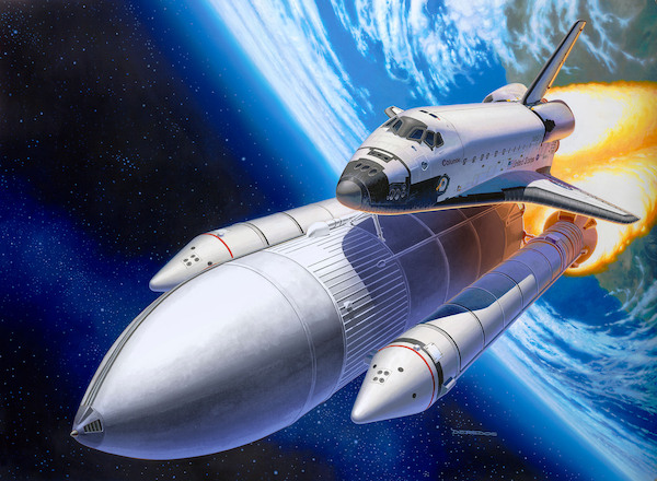 Space Shuttle "Columbia" with Booster rockets - 40th Anniversary giftset 05674