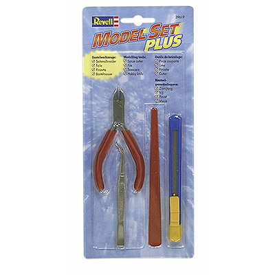 Modelbouwset (Sprue cutter, File, Tweezers, hobby knife) 29619