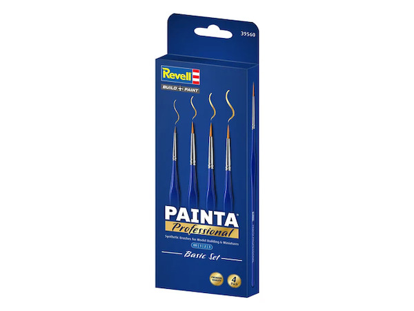 Painta  Professional Bsic set,  four Synthertichair brushes  39560