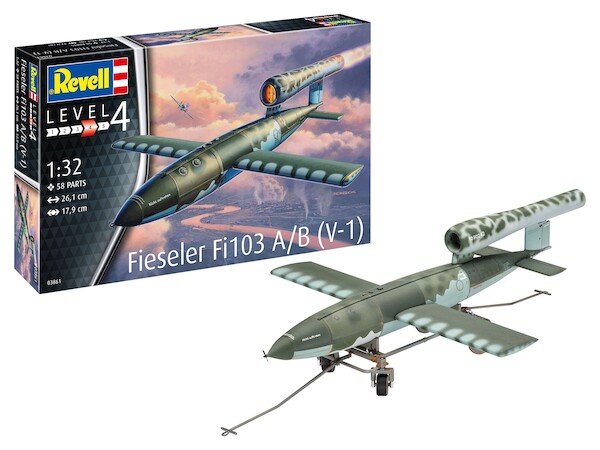 Fieseler Fi103A/B (V1) Model set with paint,glue and a brush) (SPECIAL OFFER - WAS EURO 29,95) 63861