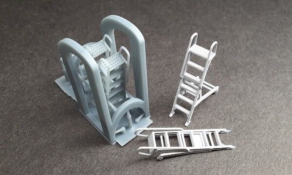 F104 Starfighter Boarding Ladder plus folded version (2 ladders)  RM052