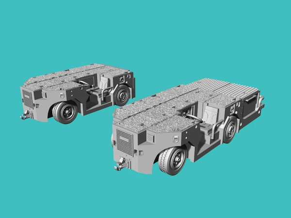 US Navy STT Towing tractor A/S32A-49 Long Version + short version  (Two Tractors Included )  RM085