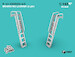 F101A/C single seat Voodoo Boarding Ladders (2x) (Valom) RM091