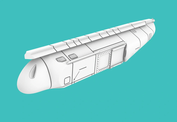 F16 Recce pod DB-MS110 (Deployed)  RM093
